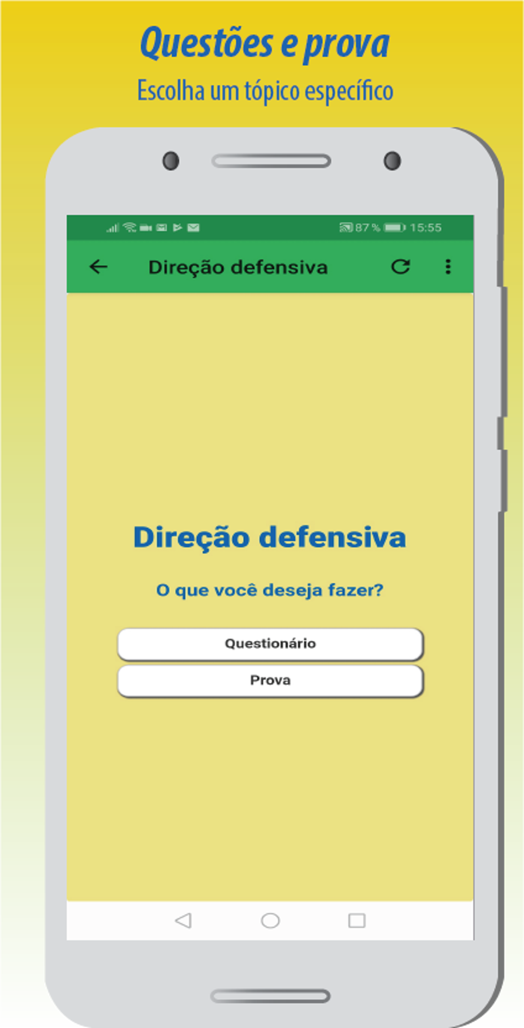 Cnh prova simulado detran para android download