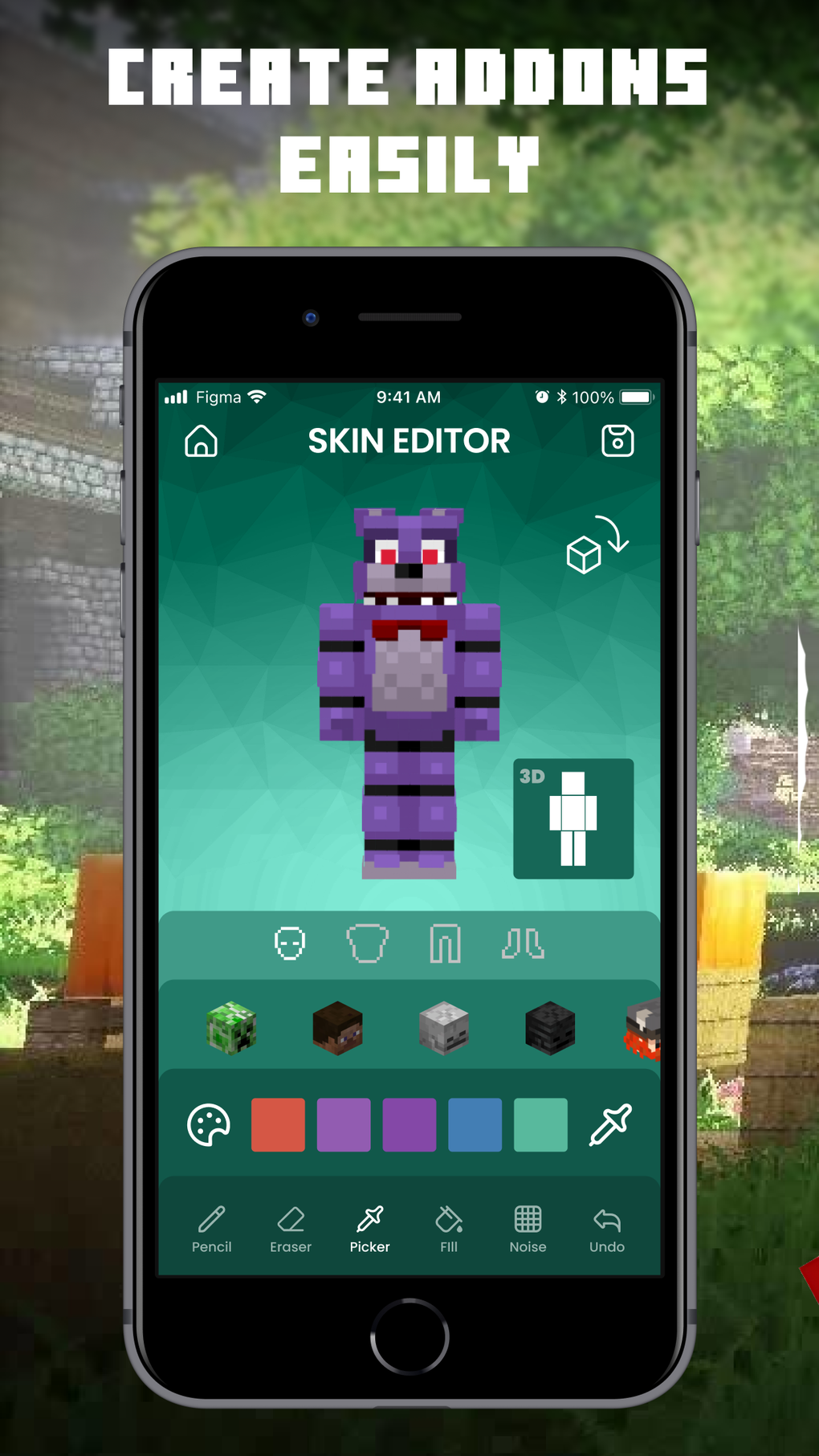 FNAF Mods for Minecraft PE для iPhone — Скачать