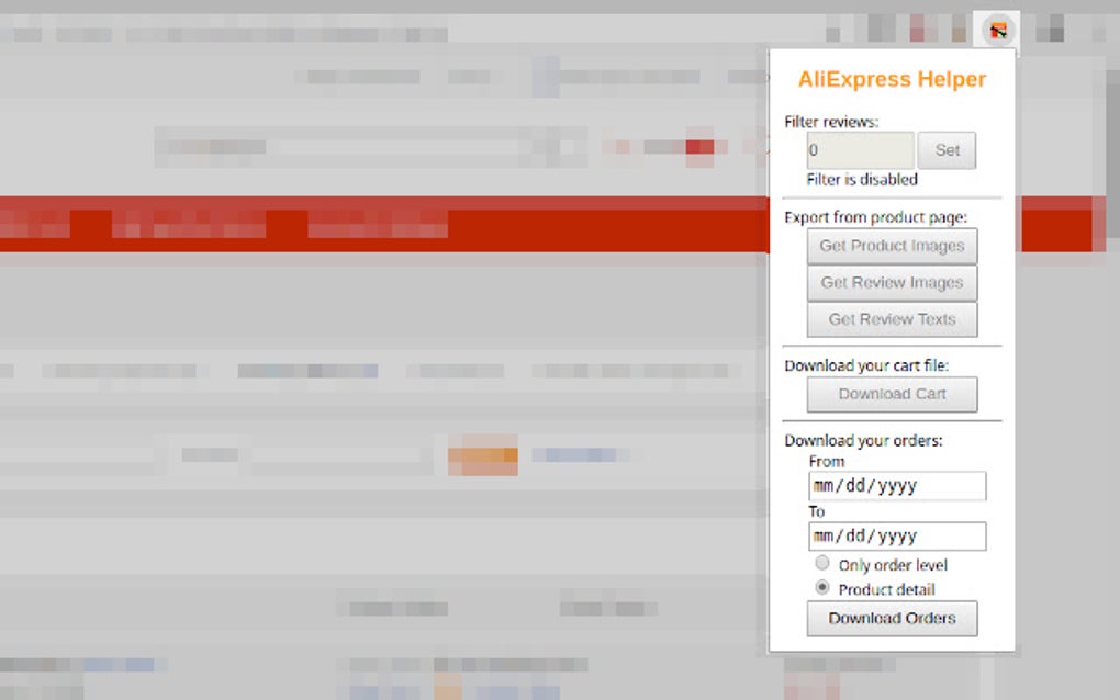 Export orders. Export orders
