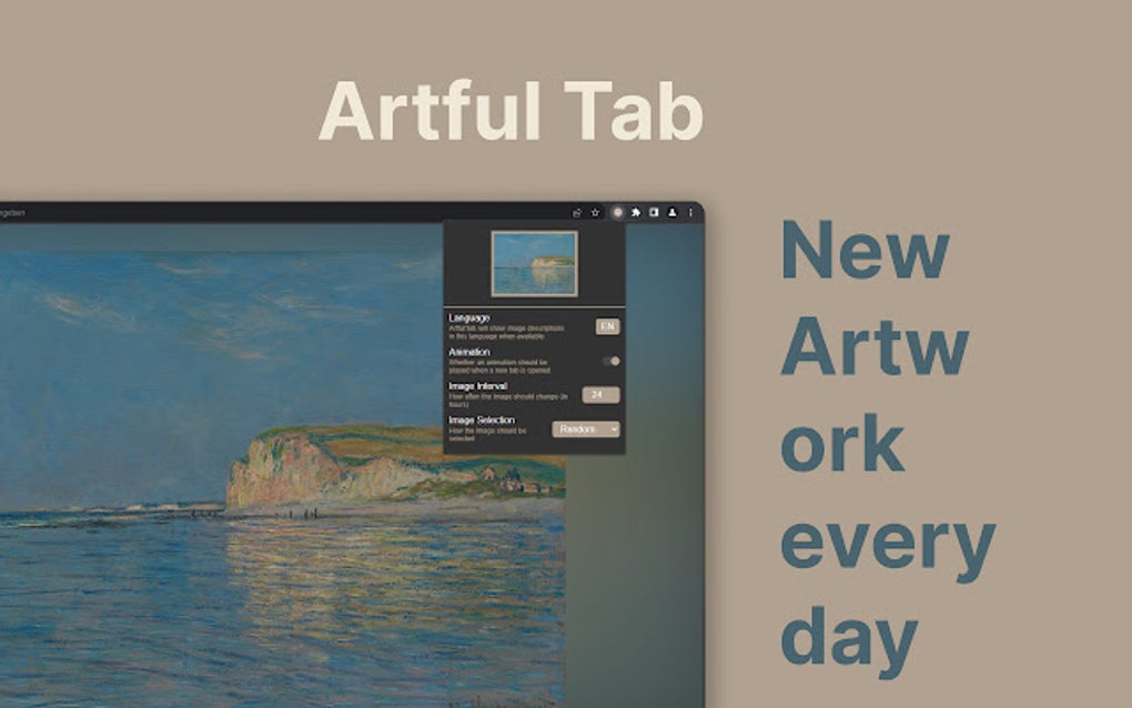 Artful Tab Google Chrome için Eklenti