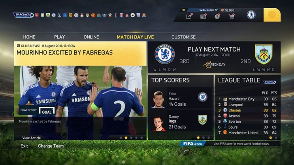 Live chat fifa 15