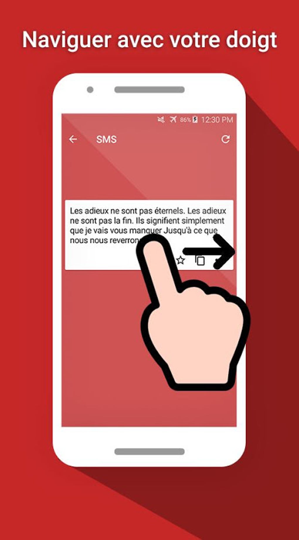 dire au revoir par sms