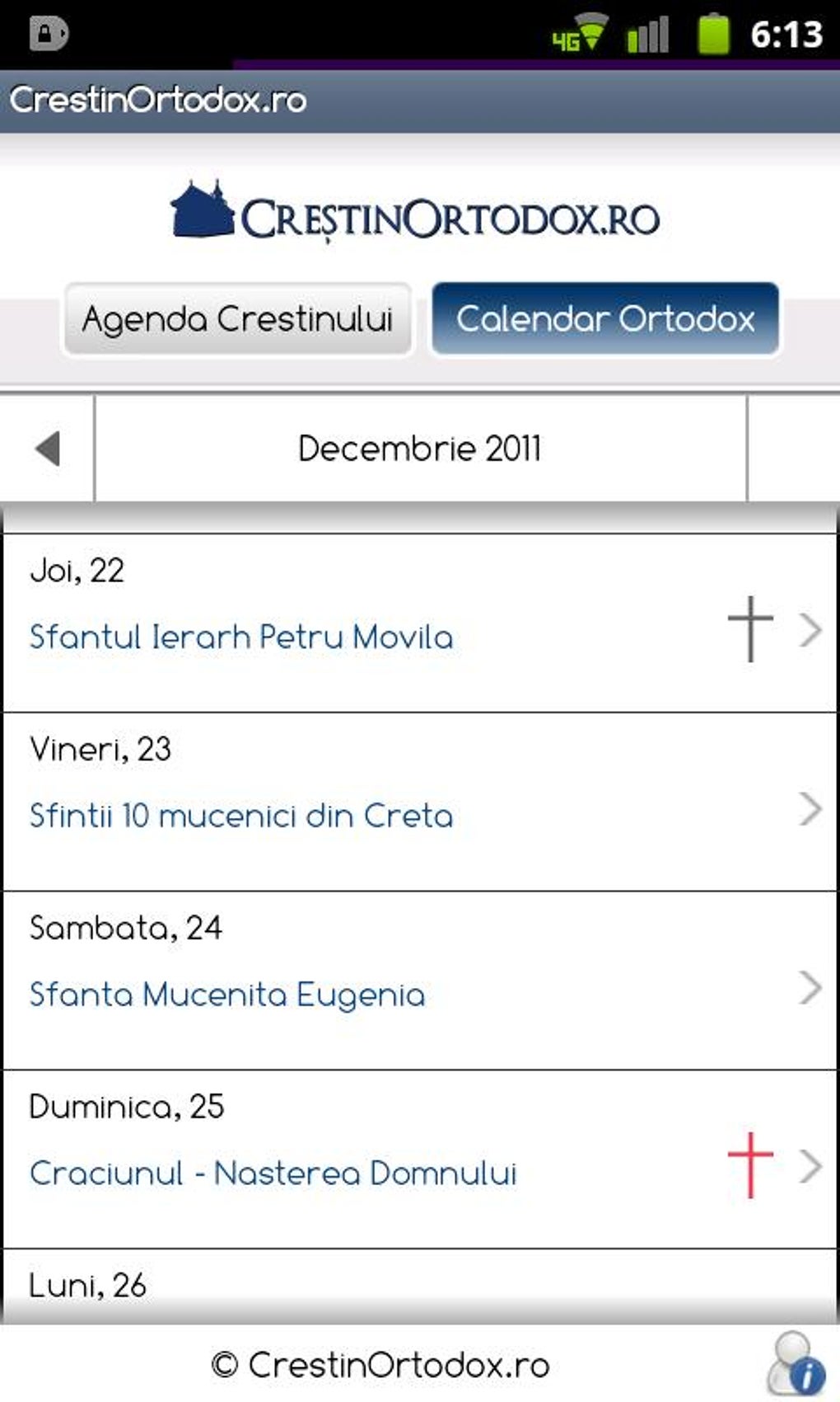 Calendar Ortodox APK for Android Download