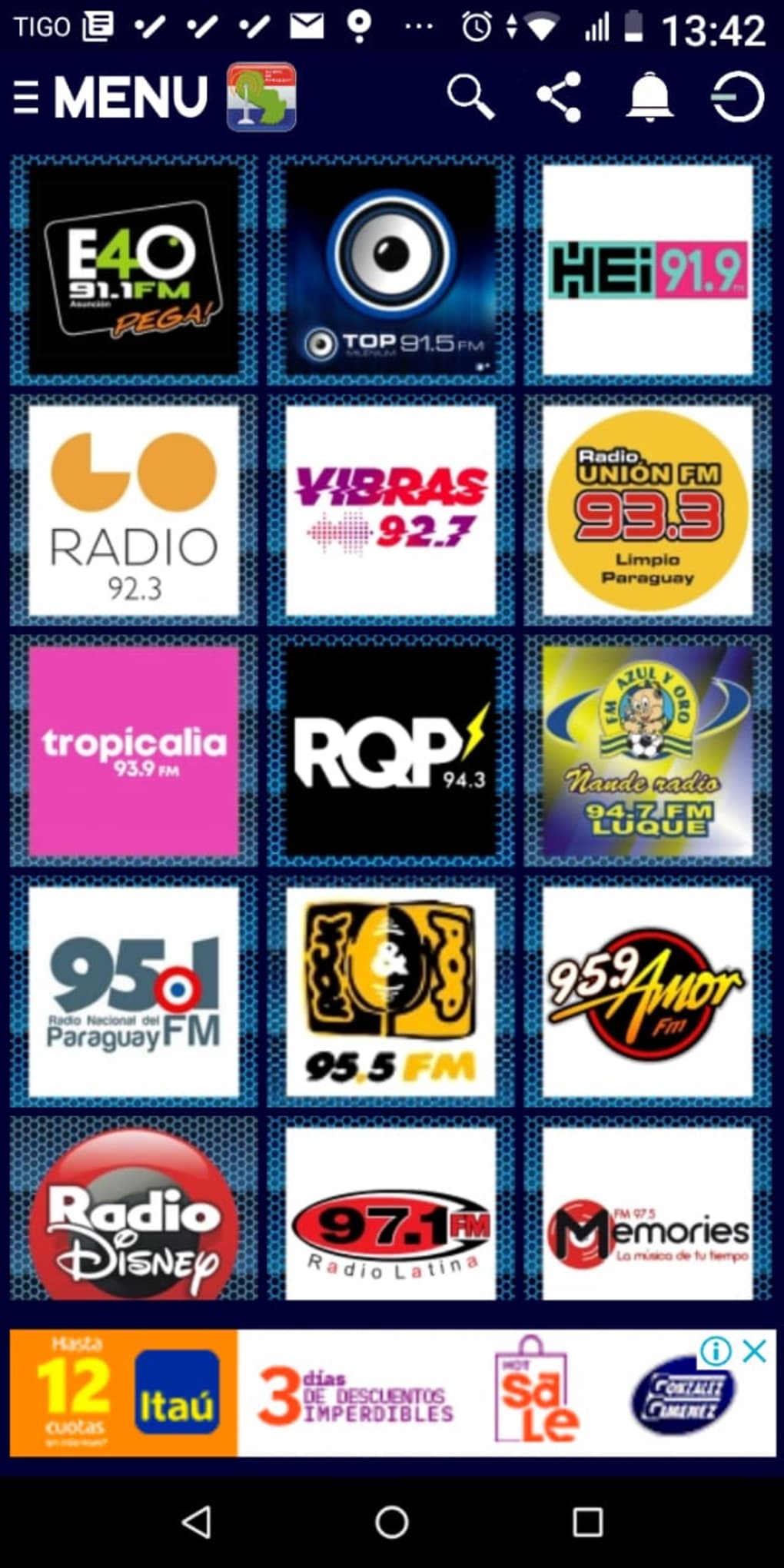 licencia Opiáceo Explicación Radios de Paraguay online para Android - Descargar