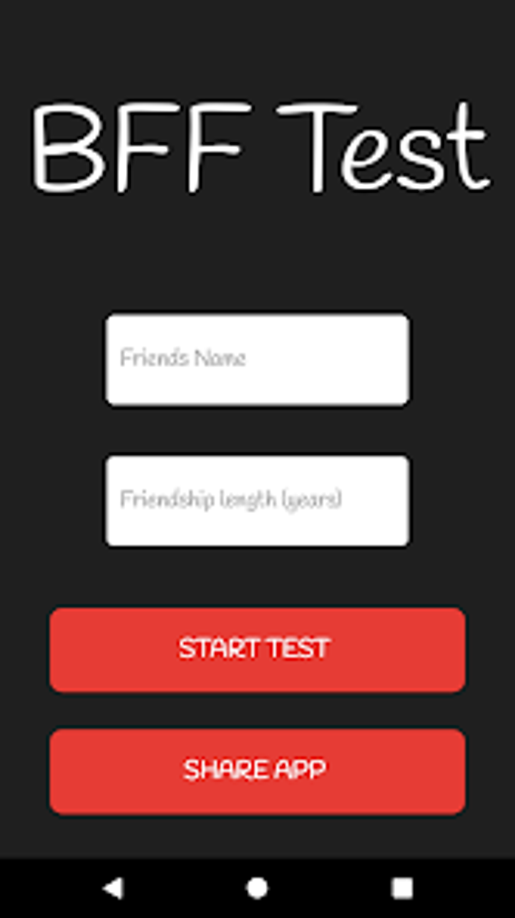 BFF Friendship Test для Android — Скачать