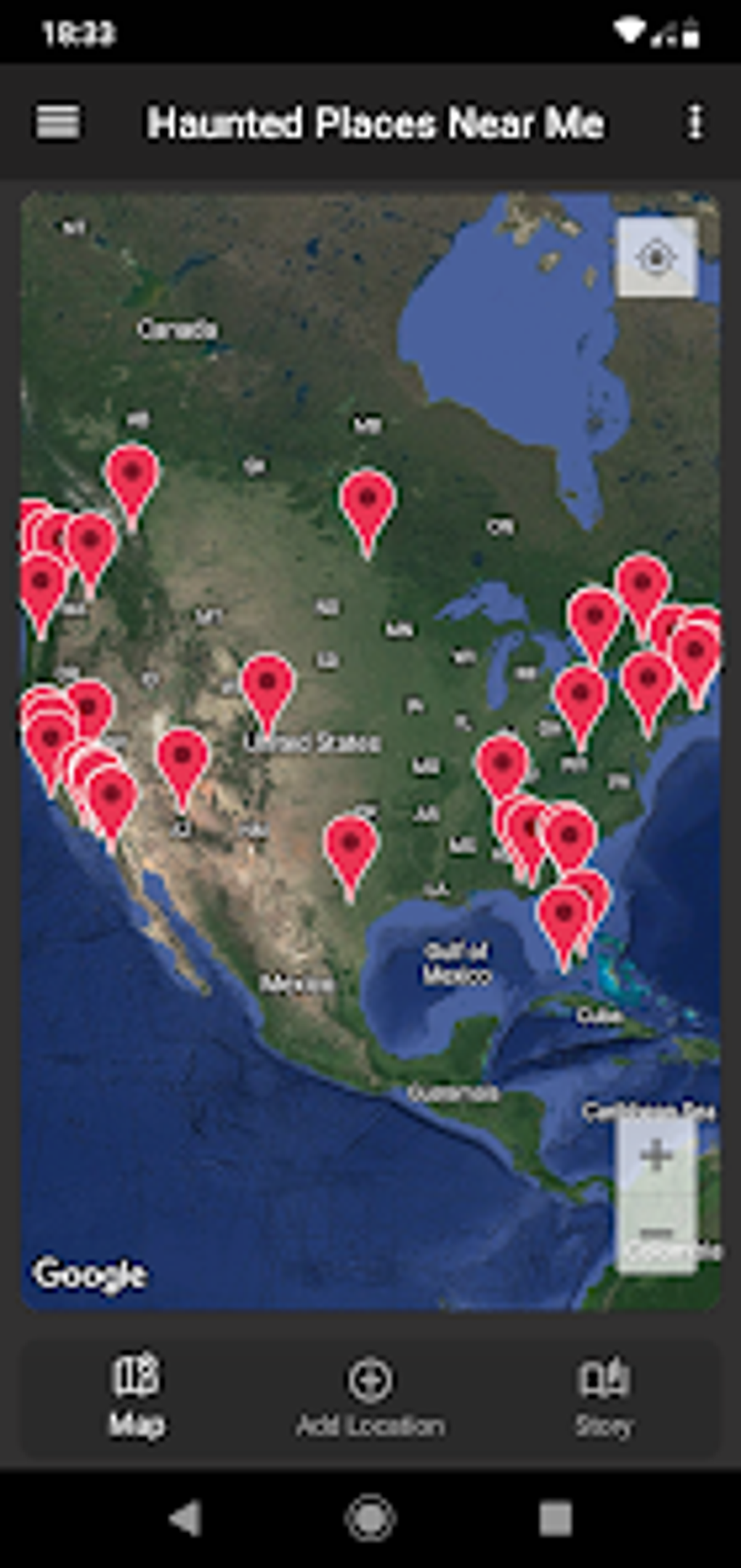 Haunted Places Near Me Voor Android Download