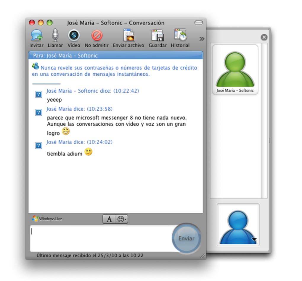 download msn messenger for mac 10.5.8
