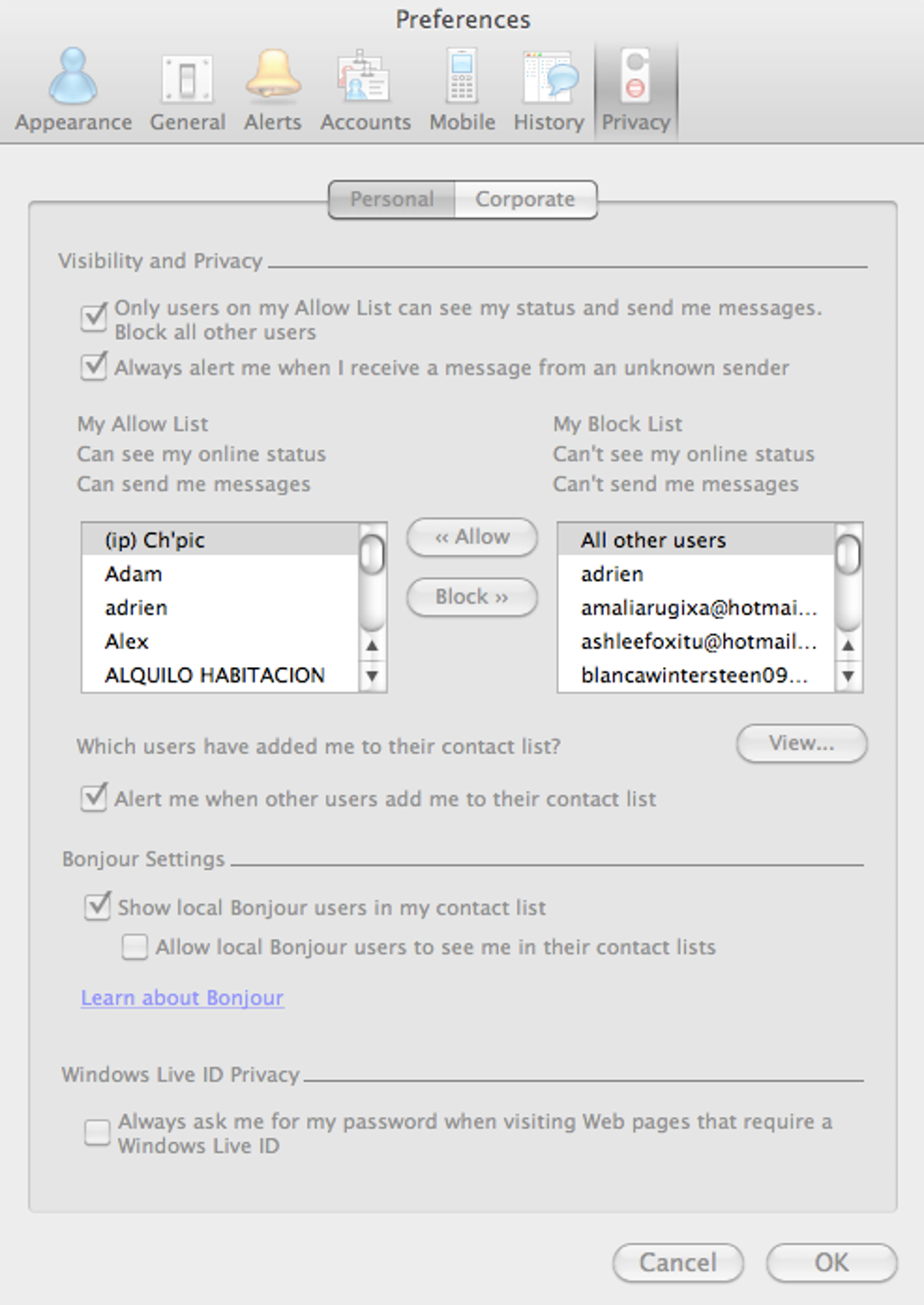 msn messenger for mac os 9