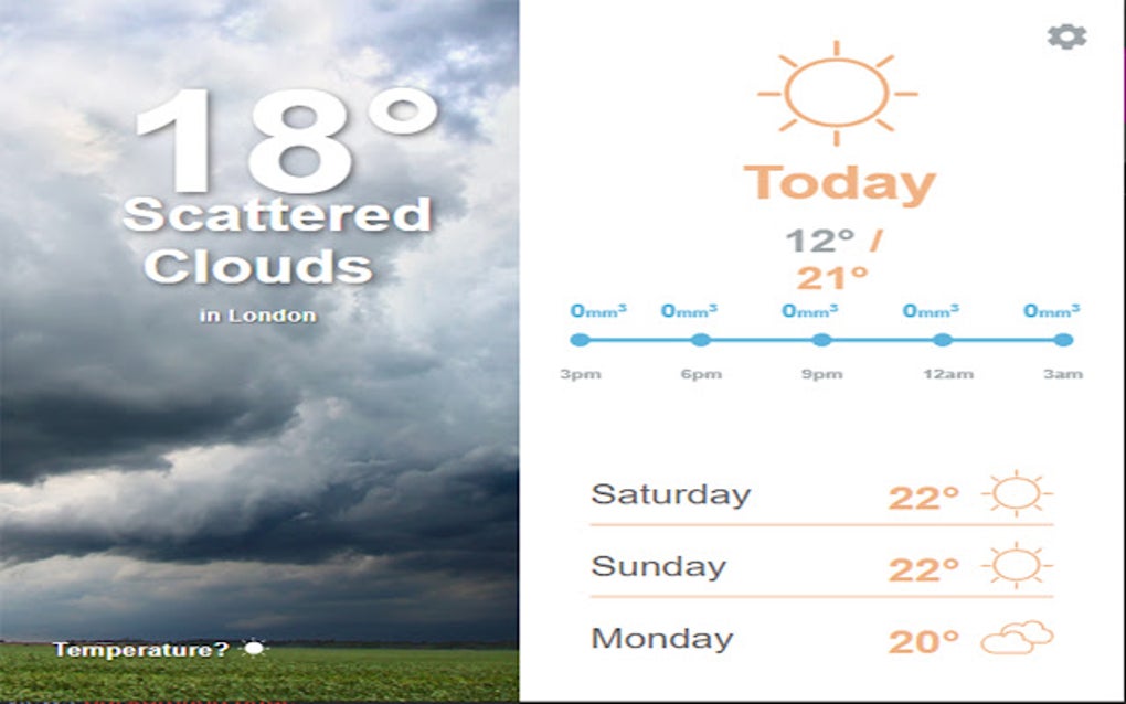 Weather for Google Chrome - Extension Download