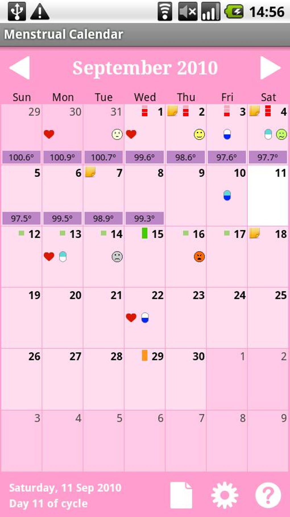Menstrual Calendar Para Android Descargar