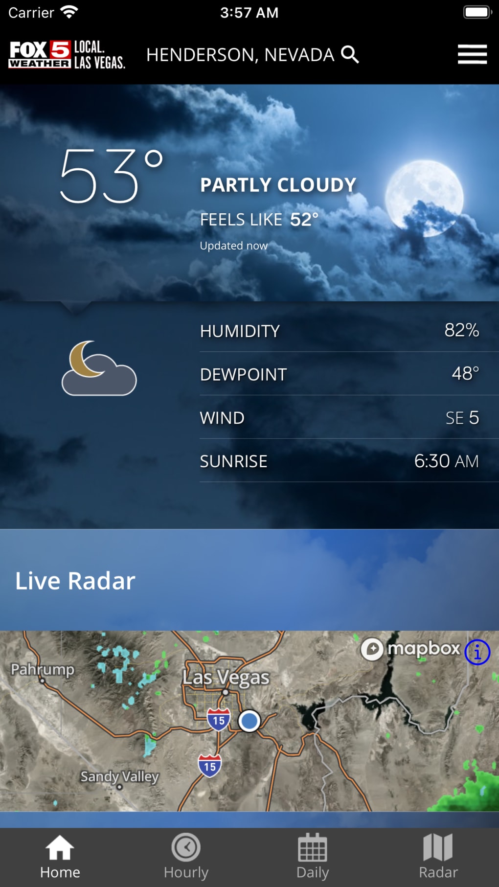 Las Vegas Weather Radar-FOX5 для iPhone — Скачать las vegas weather radar news 8