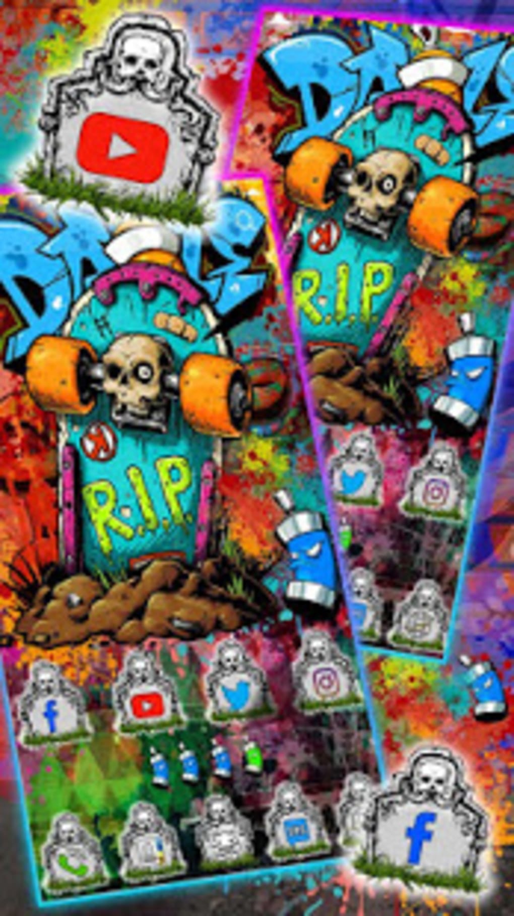 Graffiti Skate Themes Hd Wallpapers 3d Icons For Android Download
