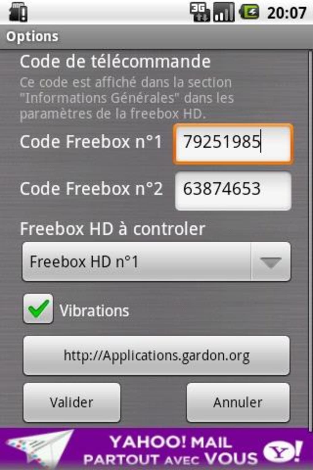 Télécommande Freebox V5