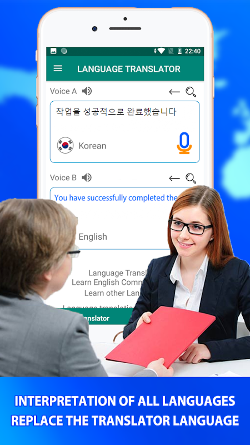 Interpreter - Live Speaking Translator Voice APK for Android - Download