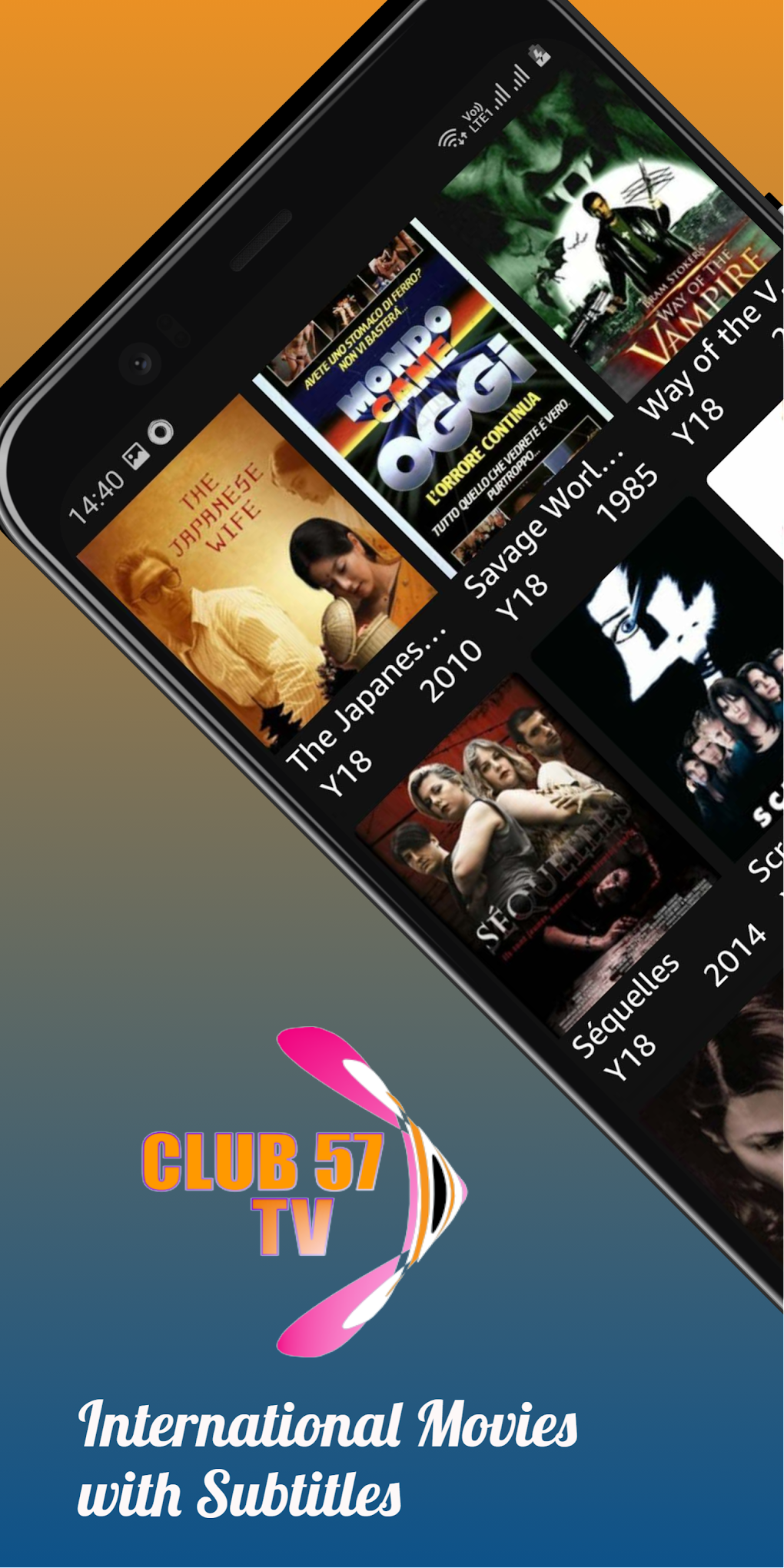 Club57 TV - International Movies And Serials для Android — Скачать