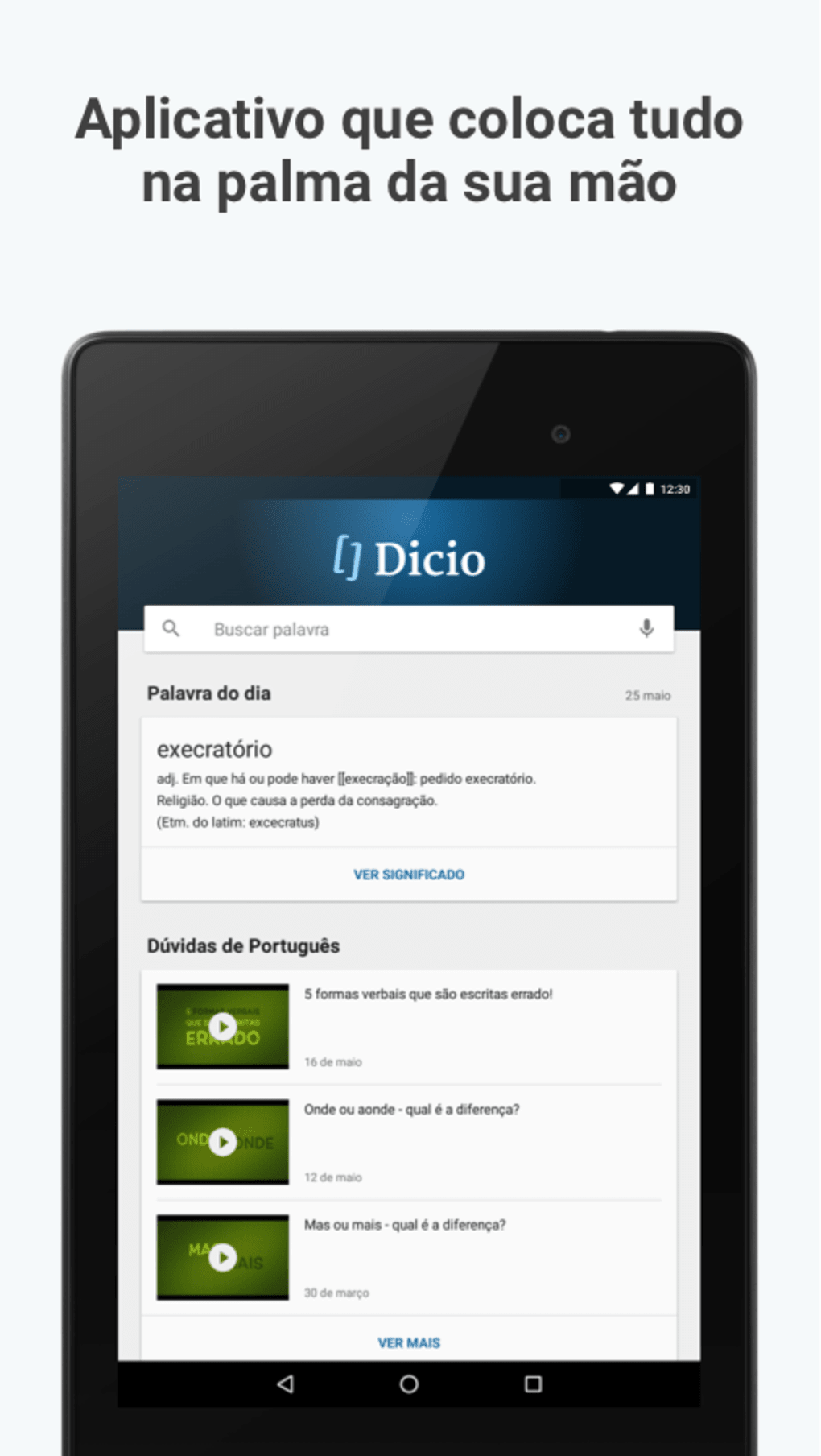 Dicionário de Português Dicio para Android - Download