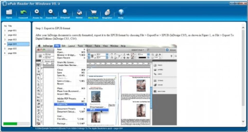 Tratamiento contenido recursos humanos ePUB Reader for Windows (Windows) - Descargar