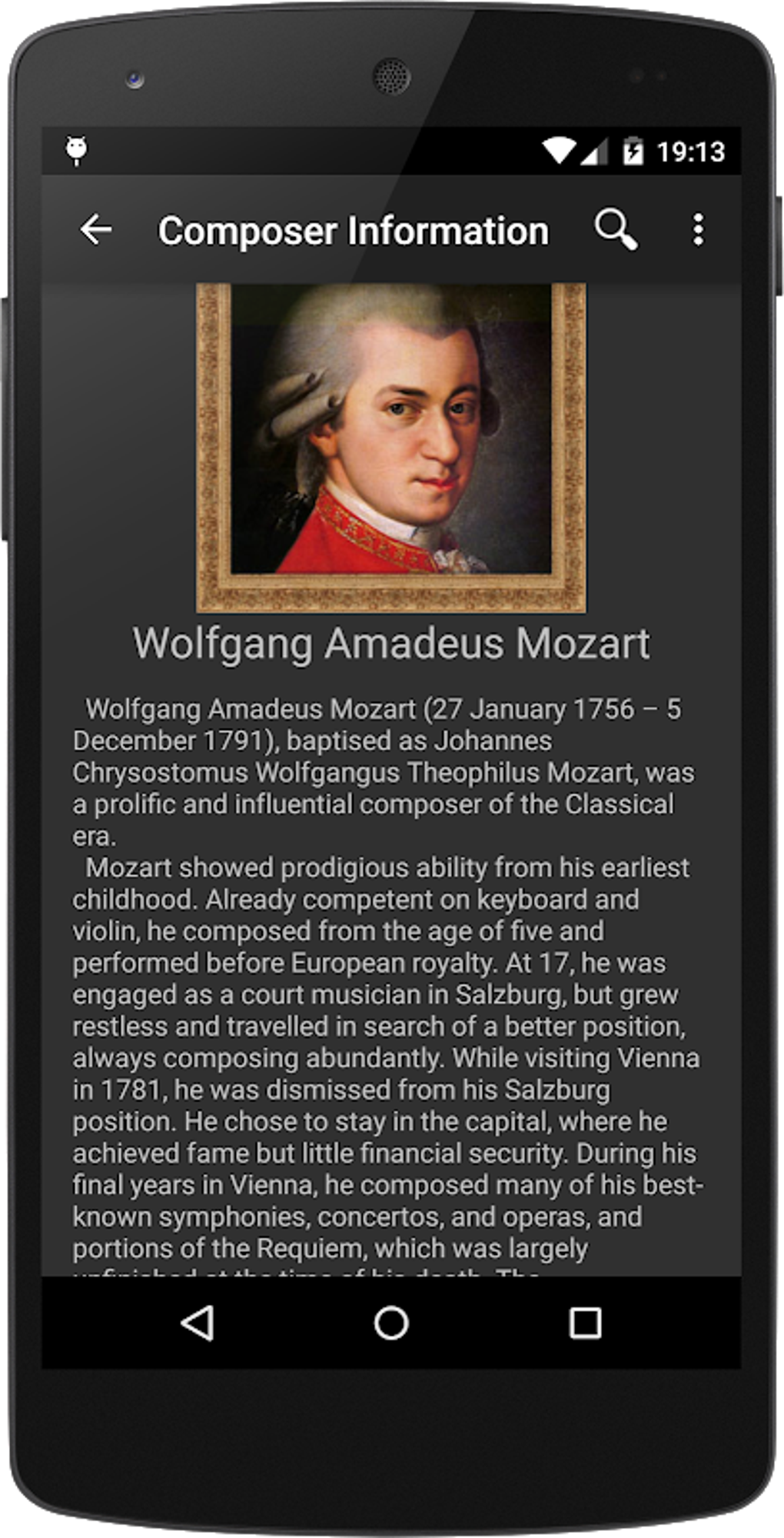 Mozart: Complete Works APK для Android — Скачать