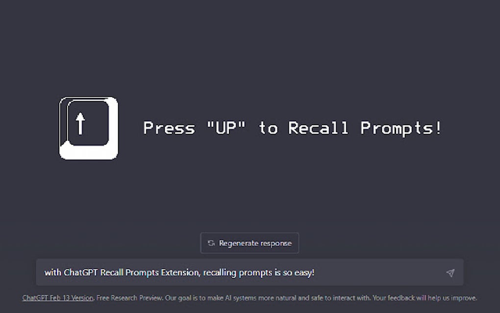 Recall Prompt Example ChatGPT Recall Prompts for Google Chrome - Extension Download