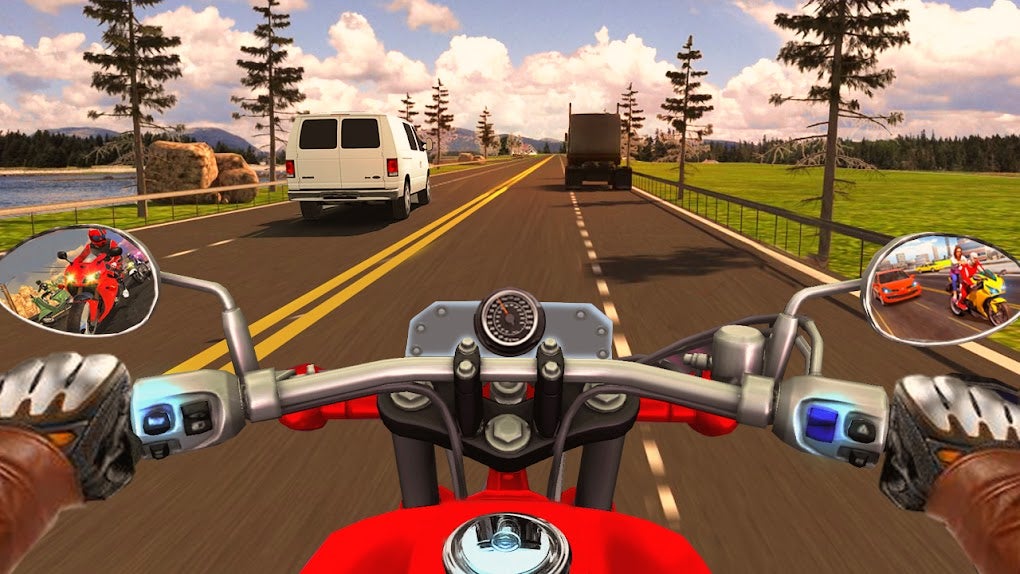 Baixe Racing In Moto: Traffic Race no PC