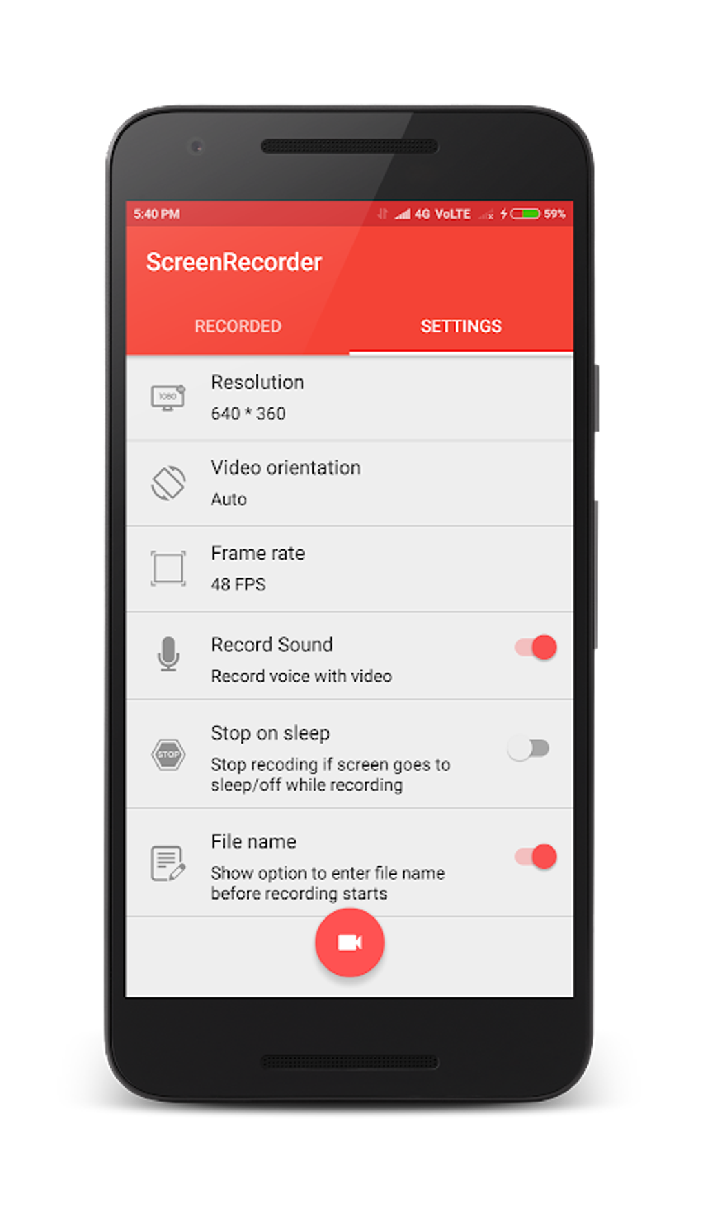 Screen Recorder No ROOT APK For Android Download