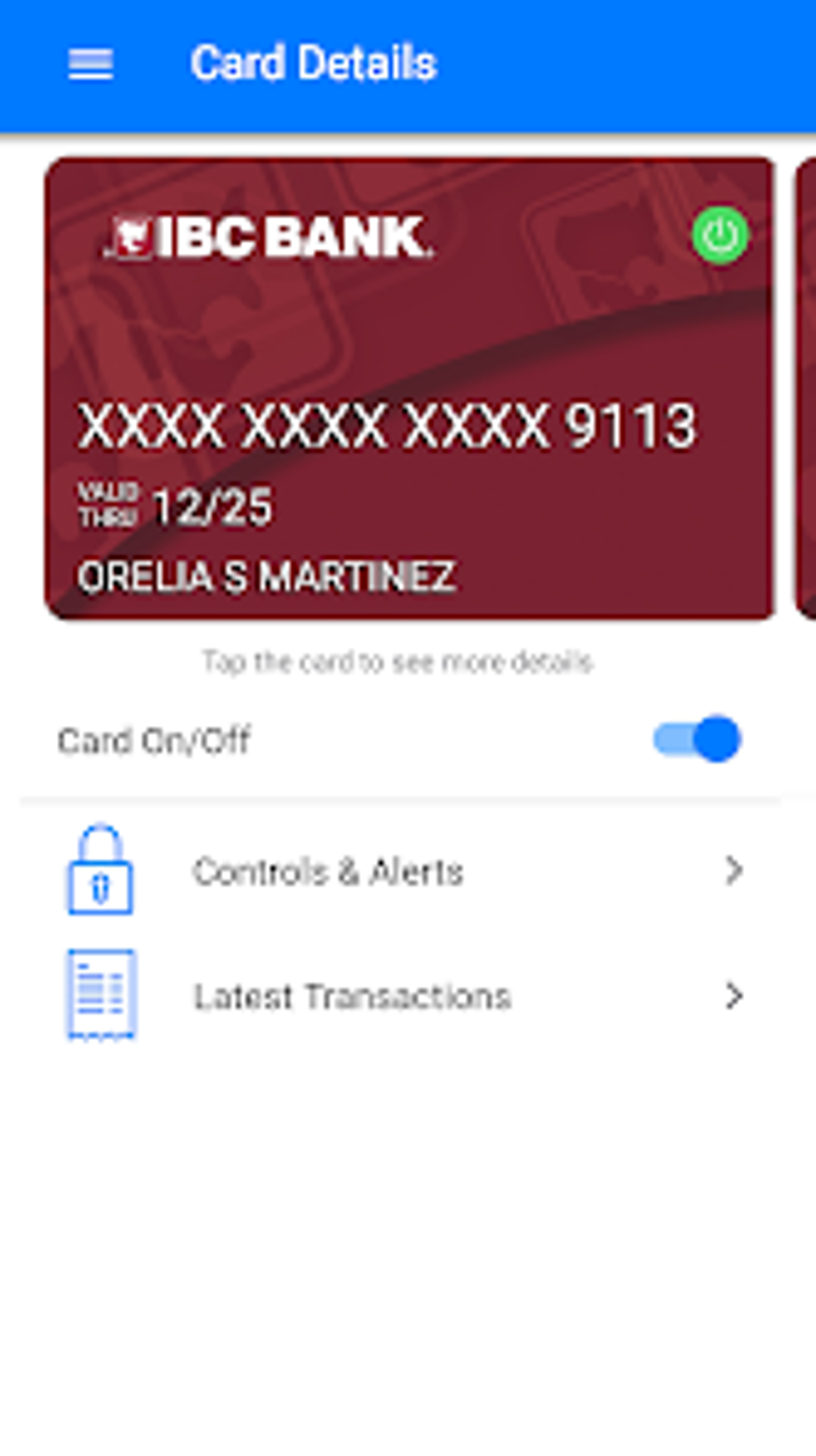 IBC Card Controls for Android - 無料・ダウンロード
