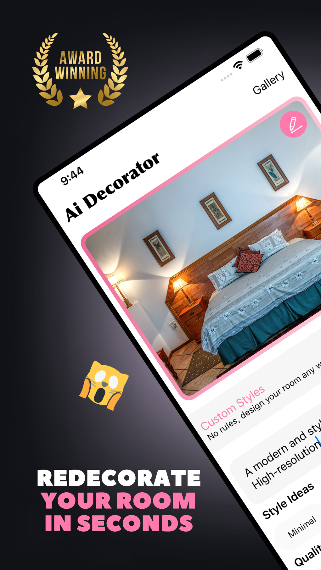 Interior Design AI Decoration IPhone 