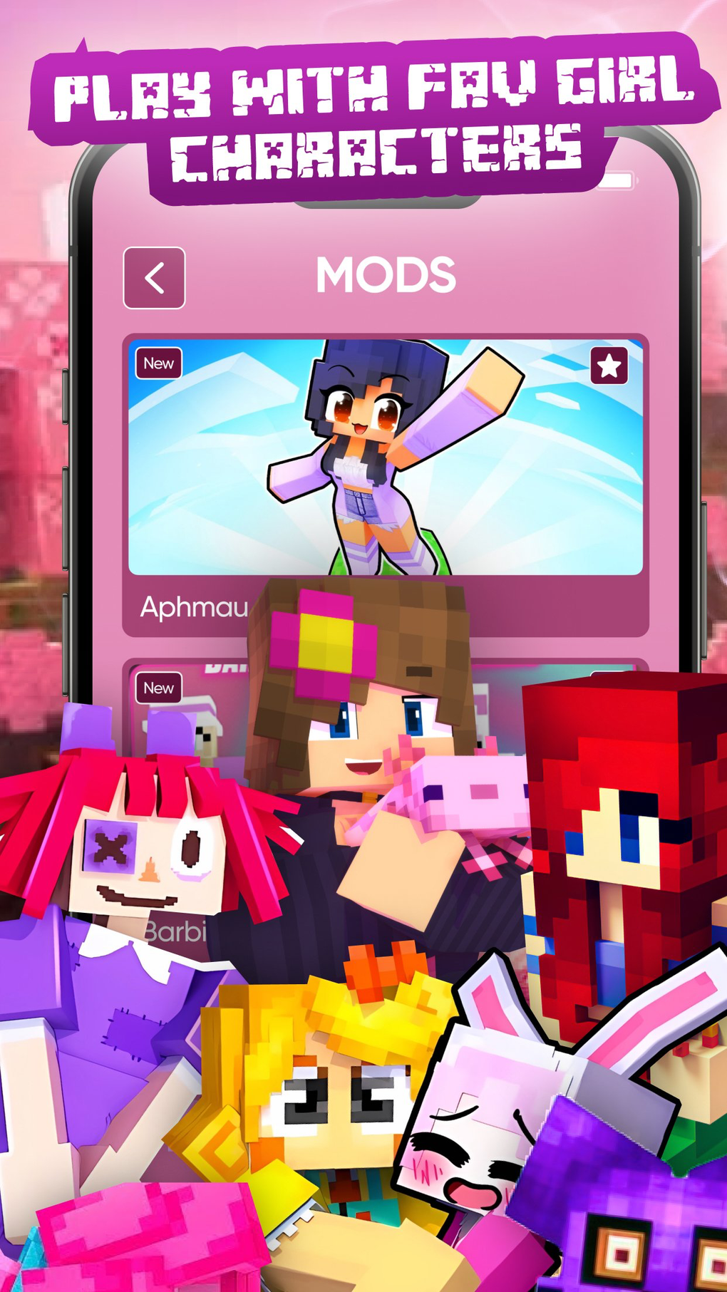 Girls ModPacks for Minecraft для iPhone — Скачать