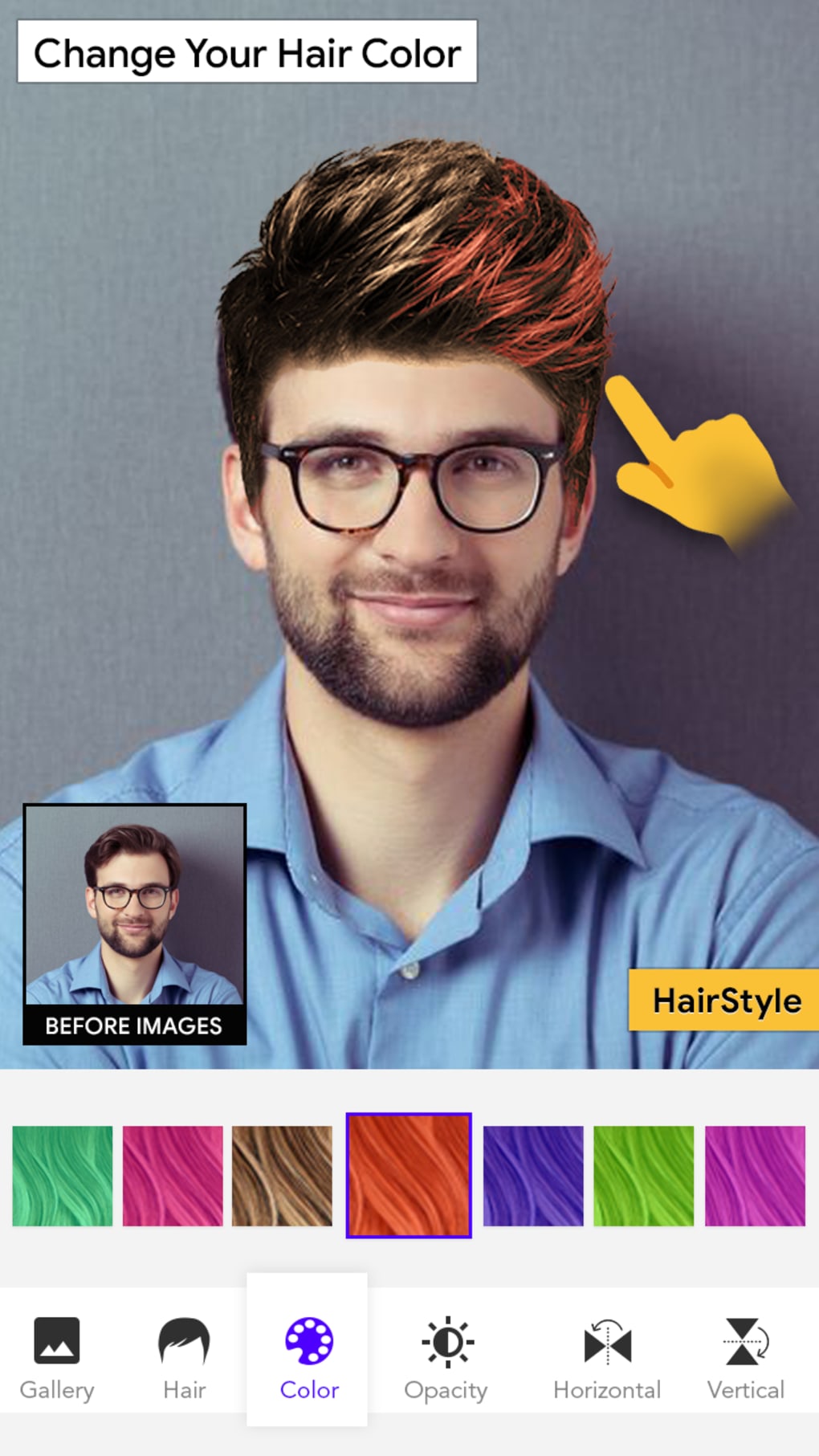 man hairstyle photo editor 7l3 screenshot