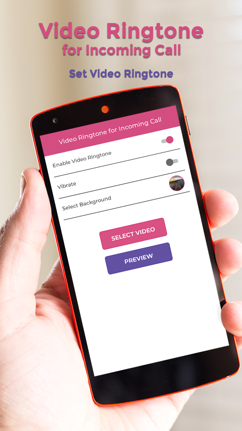 Video Ringtone for Incoming Call для Android — Скачать
