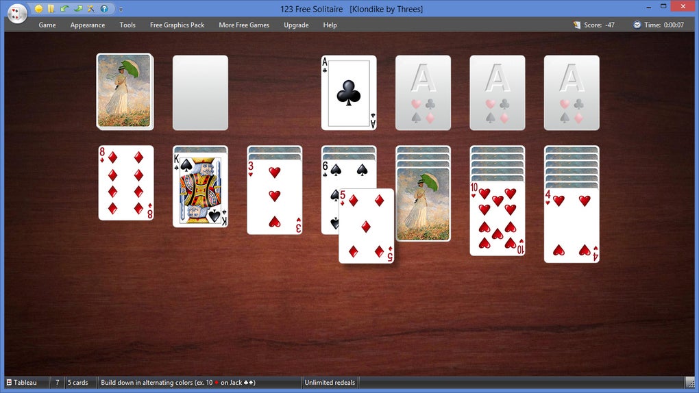 Solitaire - Jogos Online Grátis - Jogos123