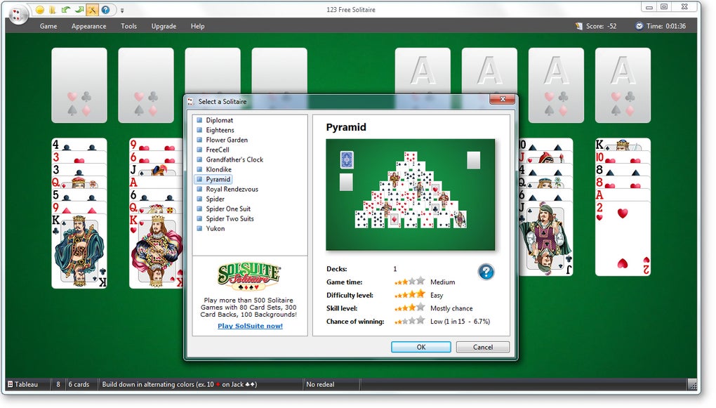 Jogue FreeCell Solitaire e Desestresse com este Jogo de Cartas Grátis