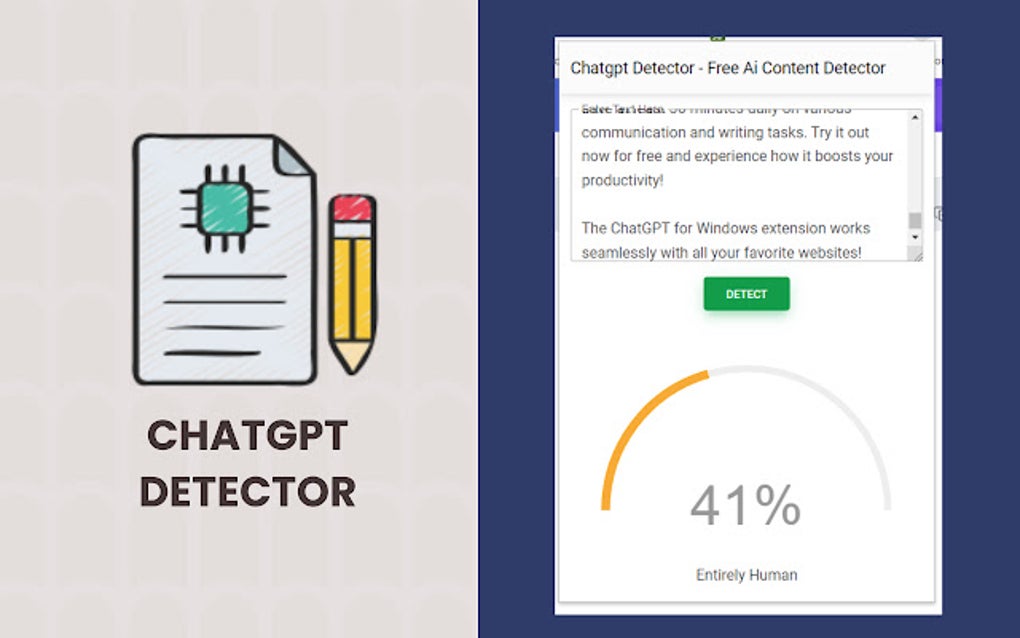 Chatgpt Detector Free Ai Content Detector Google Chrome için