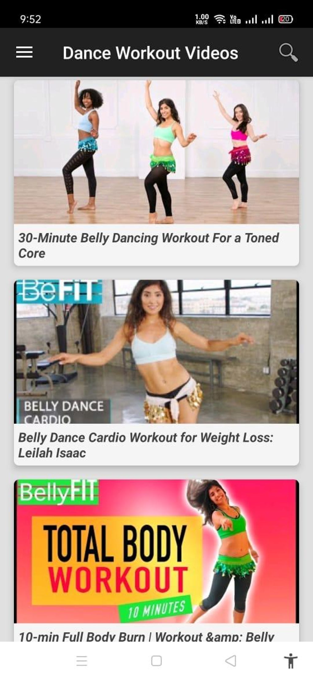 Dance Workout Videos : Reduce Belly Fat For Women для Android — Скачать