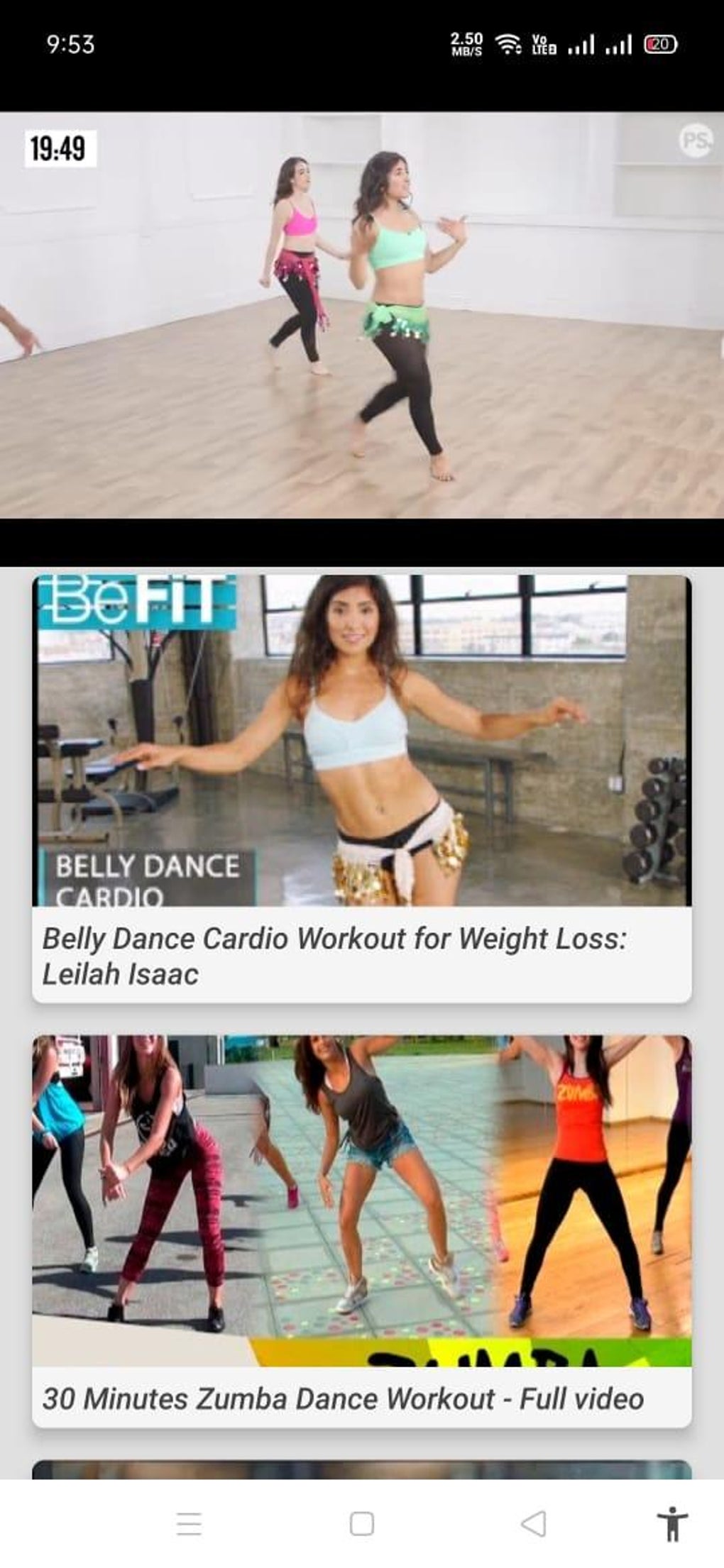 Dance Workout Videos : Reduce Belly Fat For Women para Android - Descargar