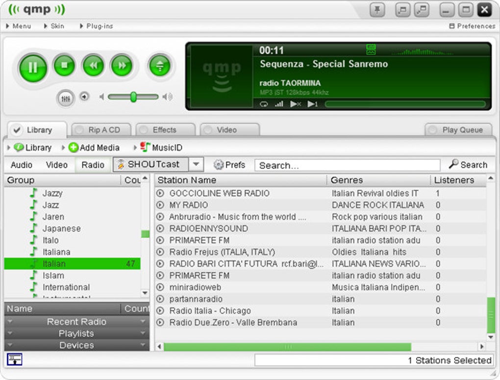 SCARICA EFFETTI GRAFICI PER WINDOWS MEDIA PLAYER GRATIS
