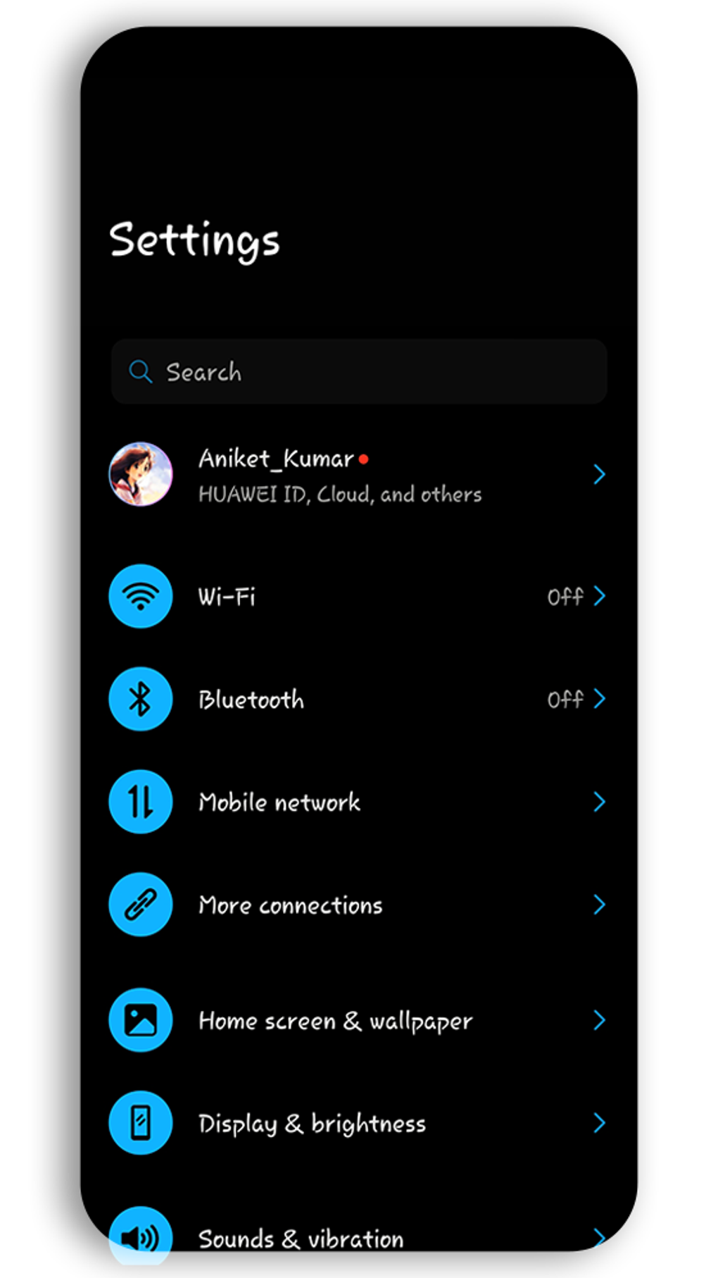 One-Ui Dark EMUI 910 THEME APK for Android - Download