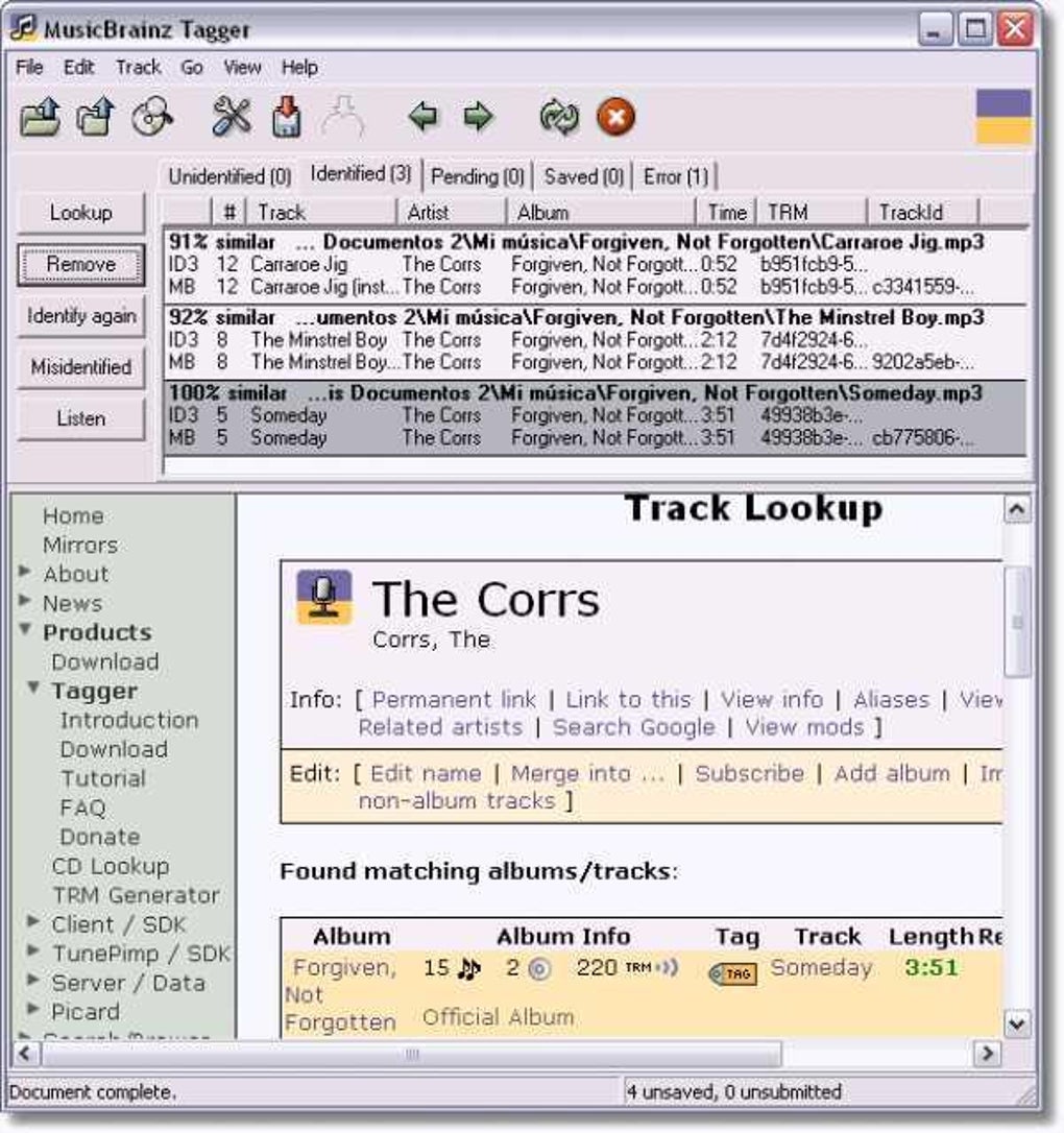 Musicbrainz Tagger Musicbrainz Tagger