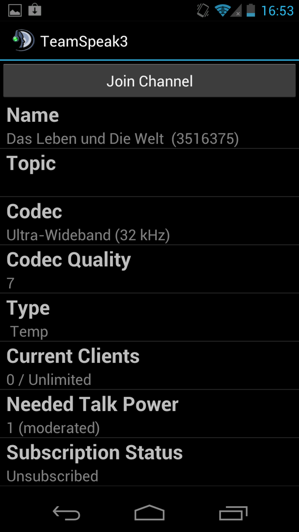 TeamSpeak 3 Voice Chat Software Android 