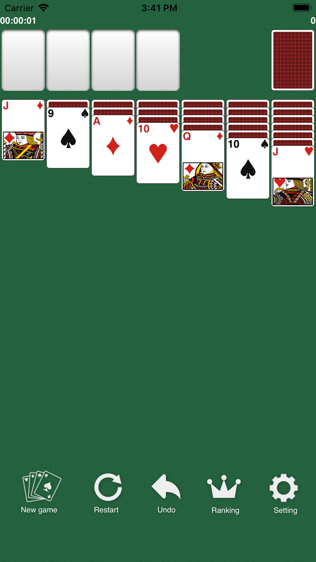 Solitaire Klondike для iPhone — Скачать