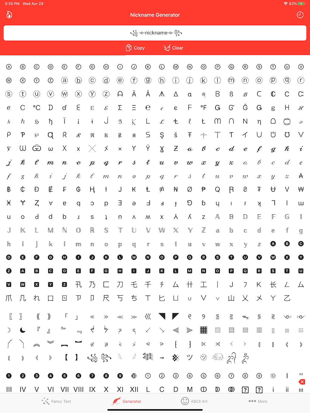 Fancy Text Symbols APK For Android Download