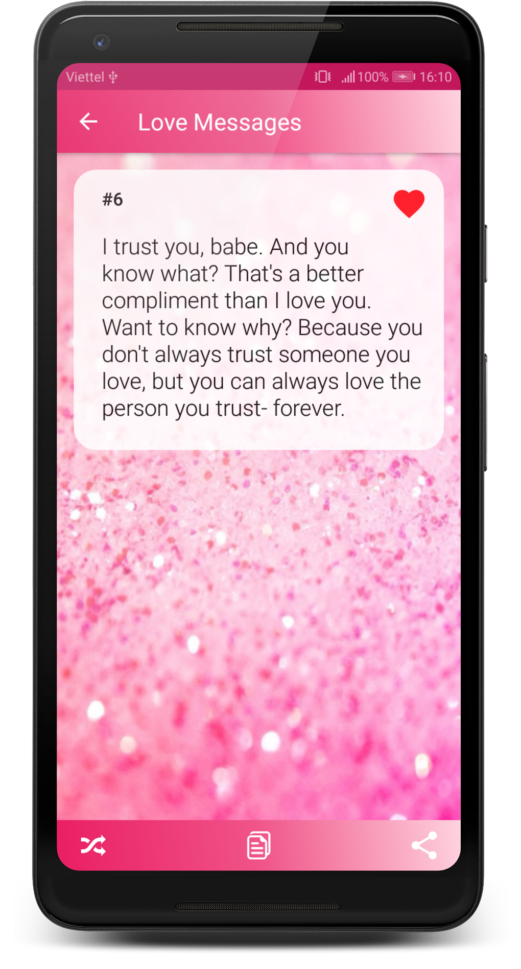 Romantic Love Messages для Android — Скачать