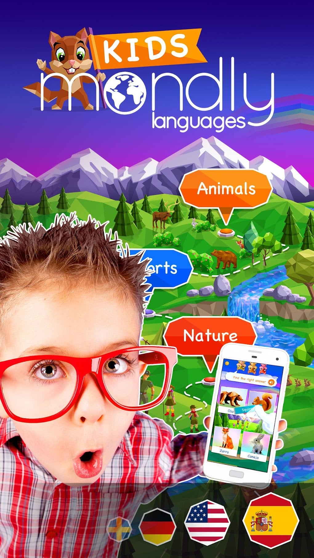 Learn 33 languages with Mondly Free games for kids APK для Android — Скачать