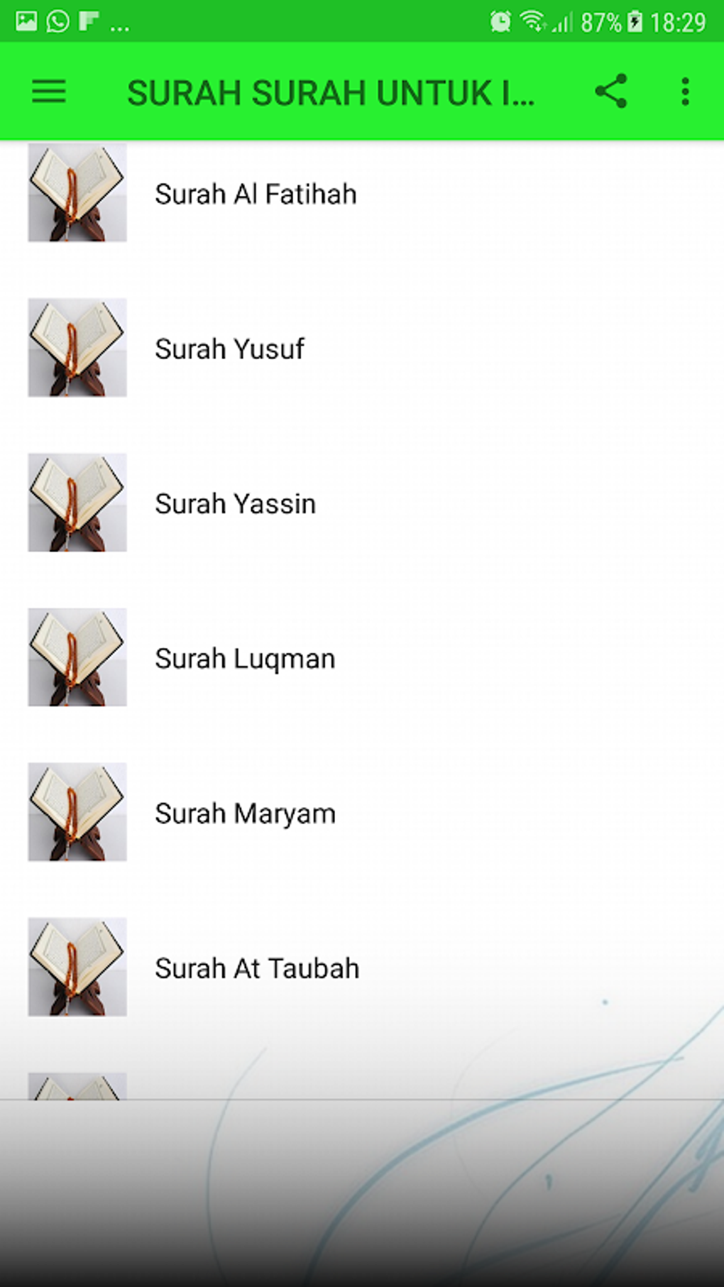 SURAH SURAH UNTUK IBU HAMIL APK для Android — Скачать