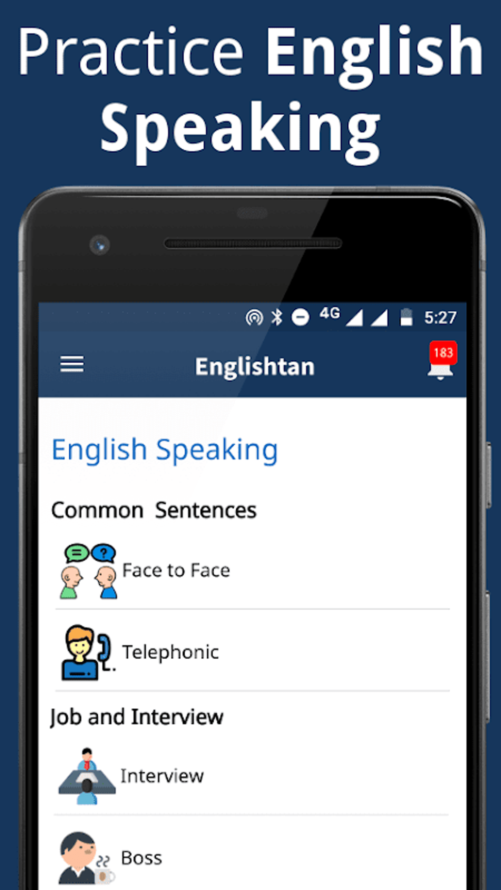 Englishtan Improve English Communication Skills APK Para Android 