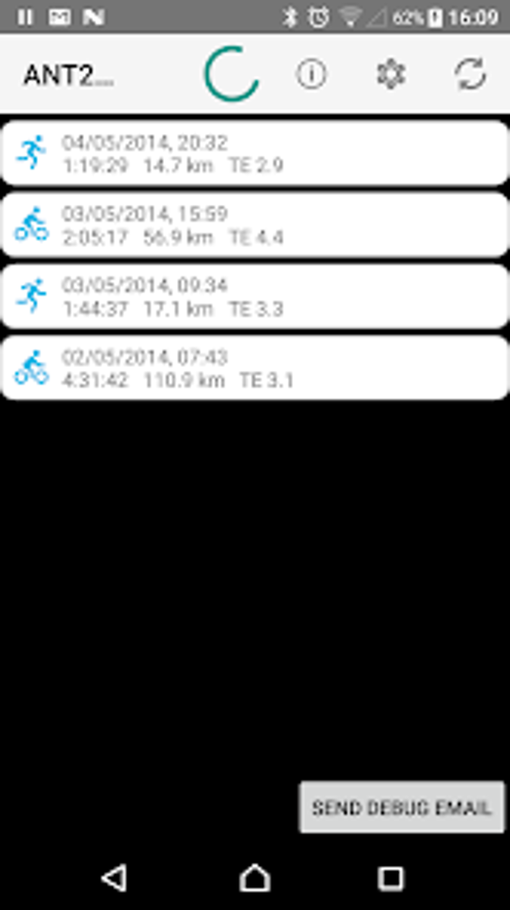 Garmin ANT Watch Tester Android Garmin ANT Watch Tester Android