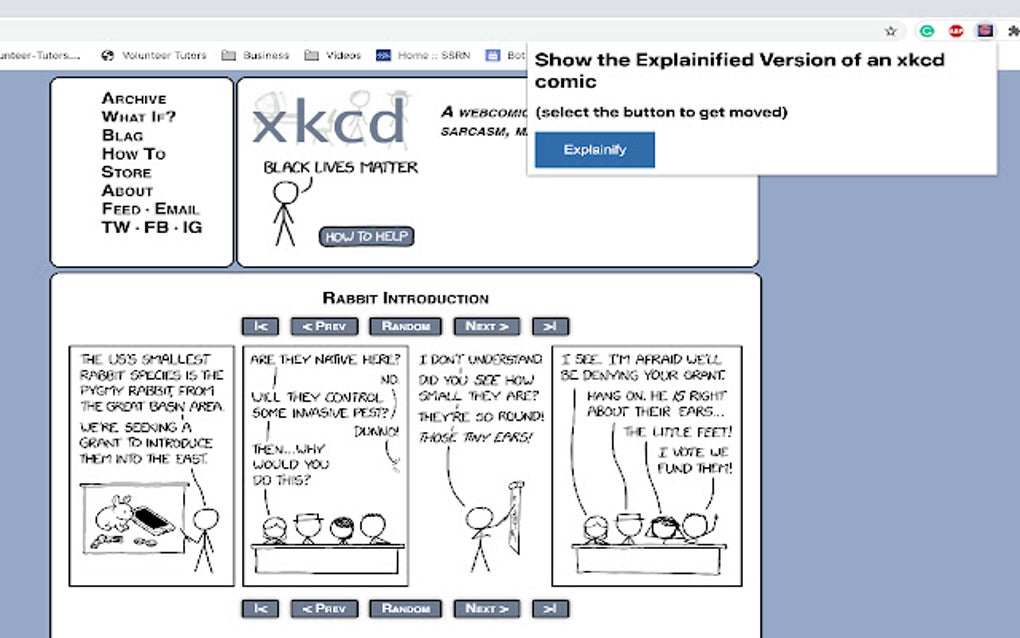 xkcd Explanifier for Google Chrome - Extension Download
