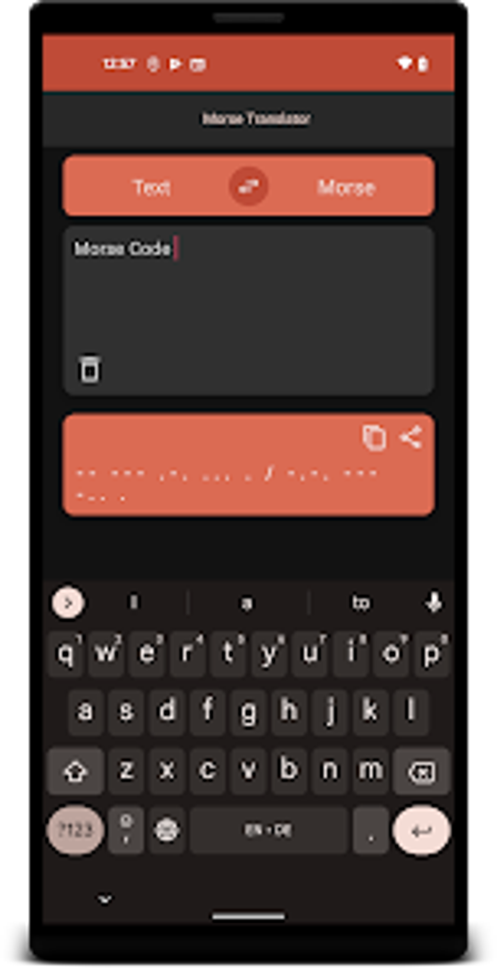 Morse Code Translator для Android — Скачать