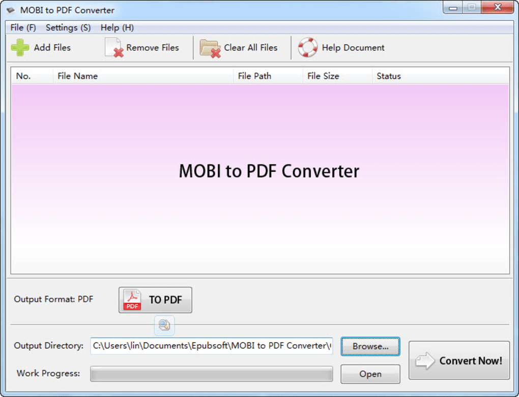 MOBI to PDF Converter   Download