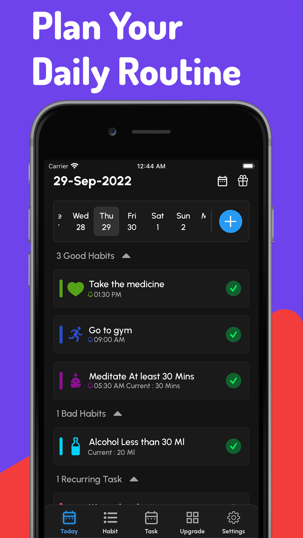 Fabulous daily routine planner para iphone descargar